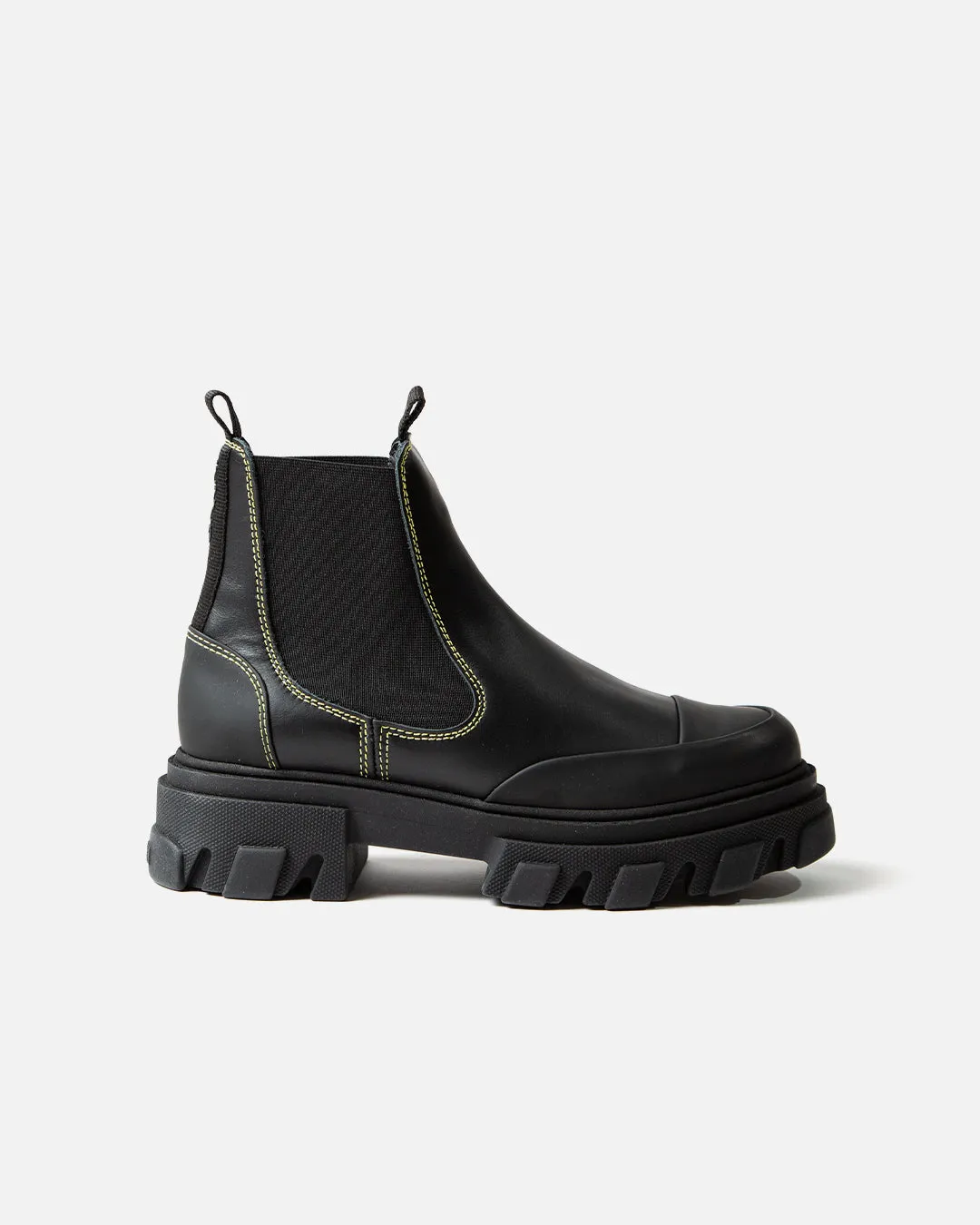 Low Chelsea Boot - Yellow Stitch