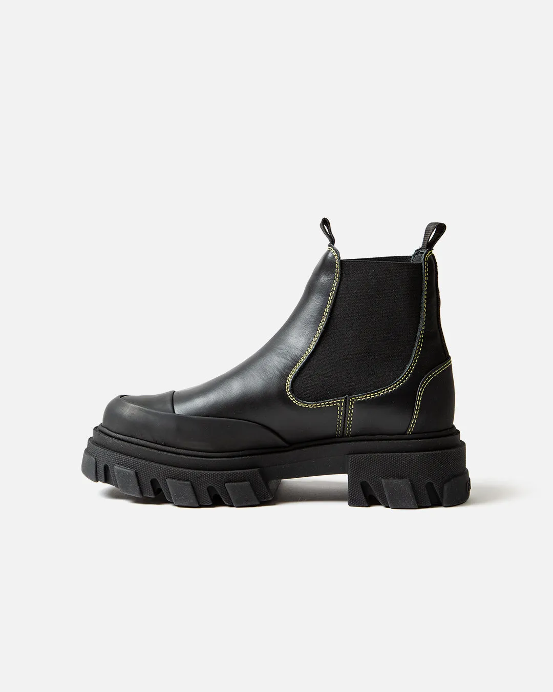 Low Chelsea Boot - Yellow Stitch