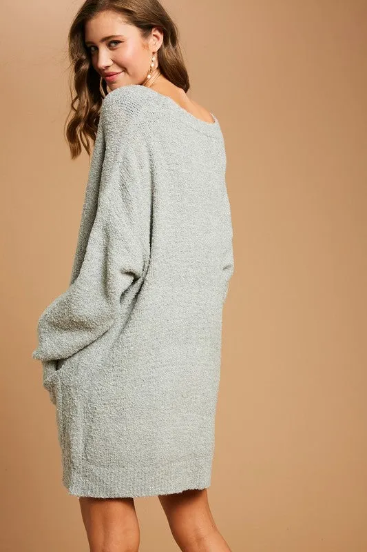 Lyla Soft Button Cardigan in Light Sage