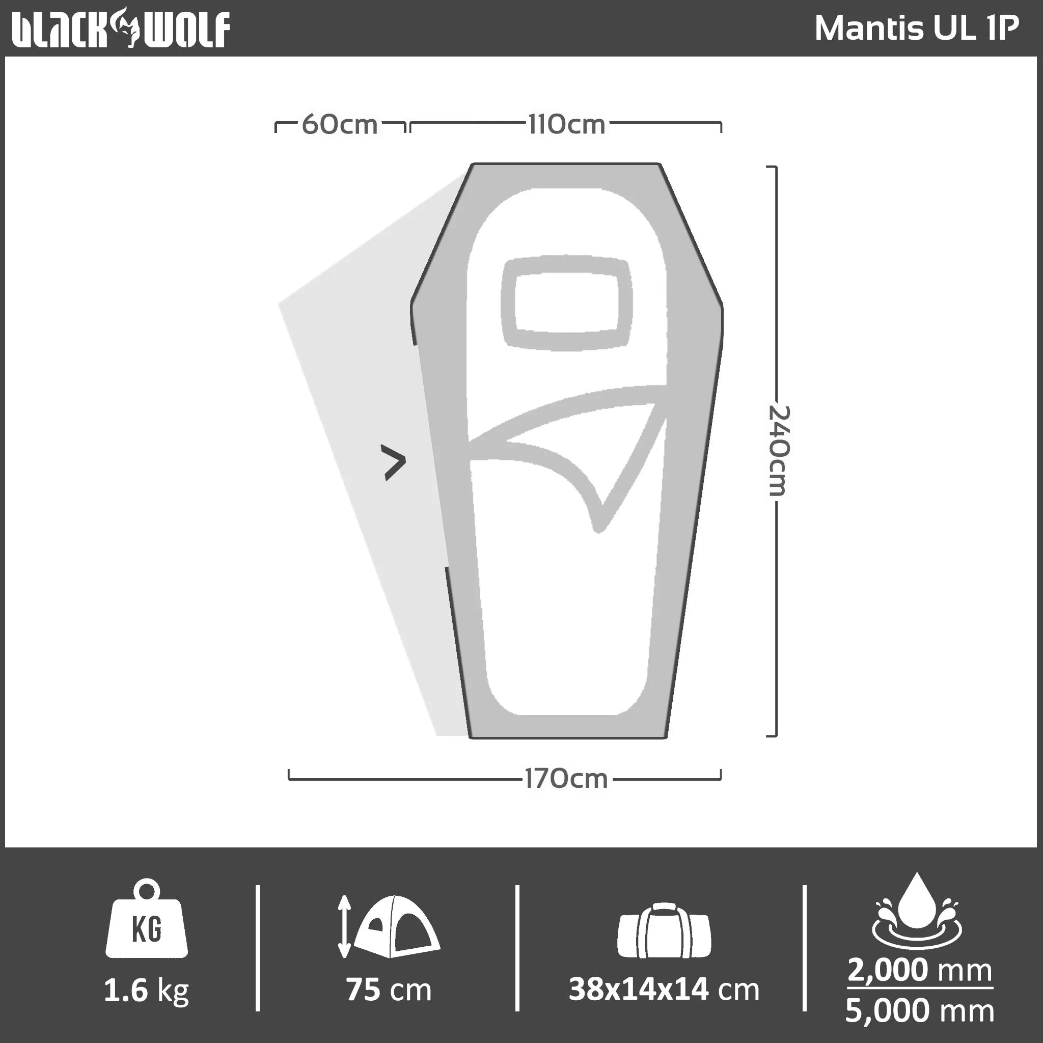 Mantis UL 1 Hiking Tent