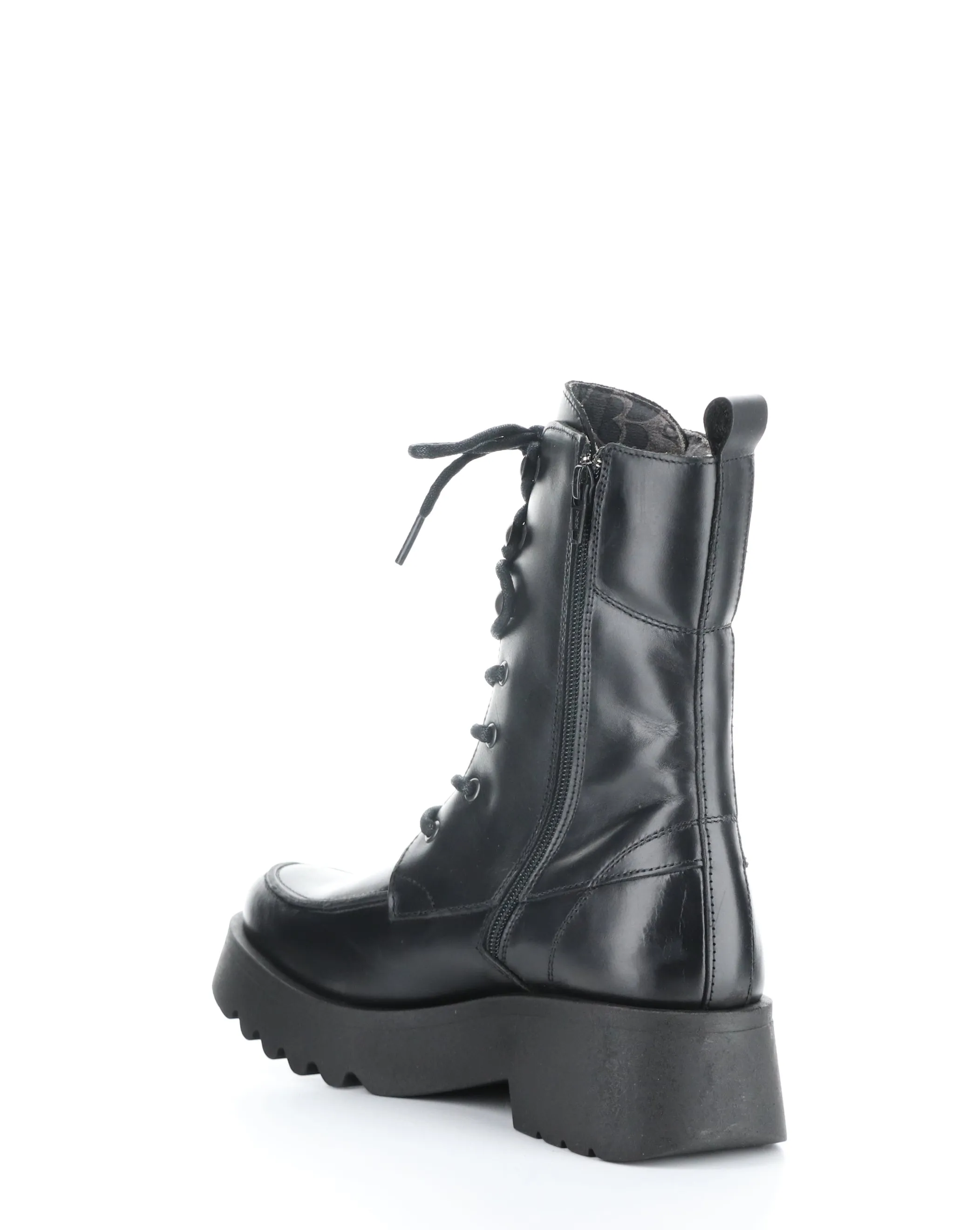 MORI990FLY 000 BLACK Lace-up Boots