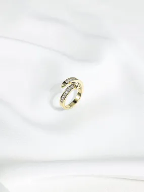 Nail Shape Open-end Ring