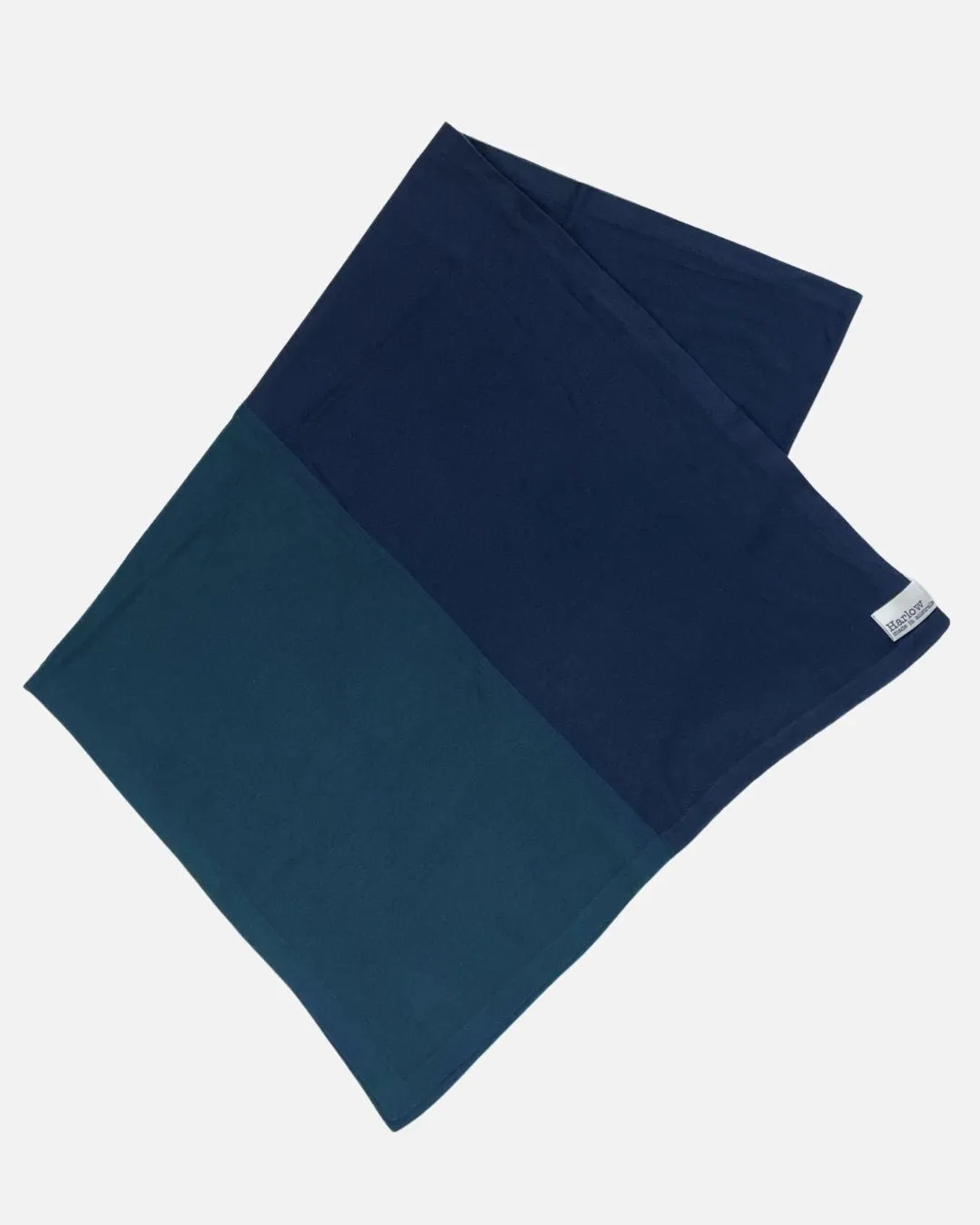 New Beginning Two Tone Australian Merino Scarf - Teal/Indigo