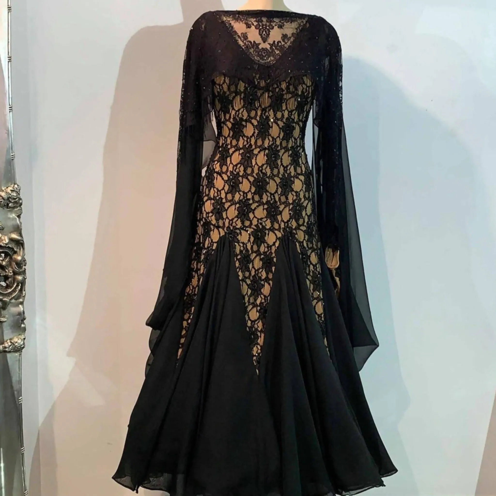 New Black Vesa Ballroom Dress