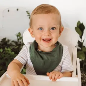 Olive Dribble Bib