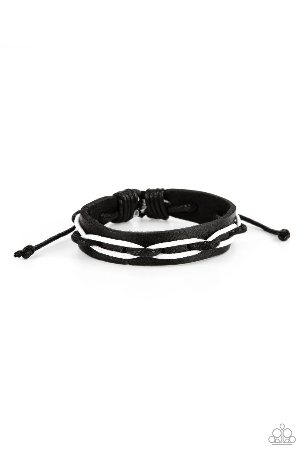 Paparazzi Lucky Locomotion - Black Urban Bracelet