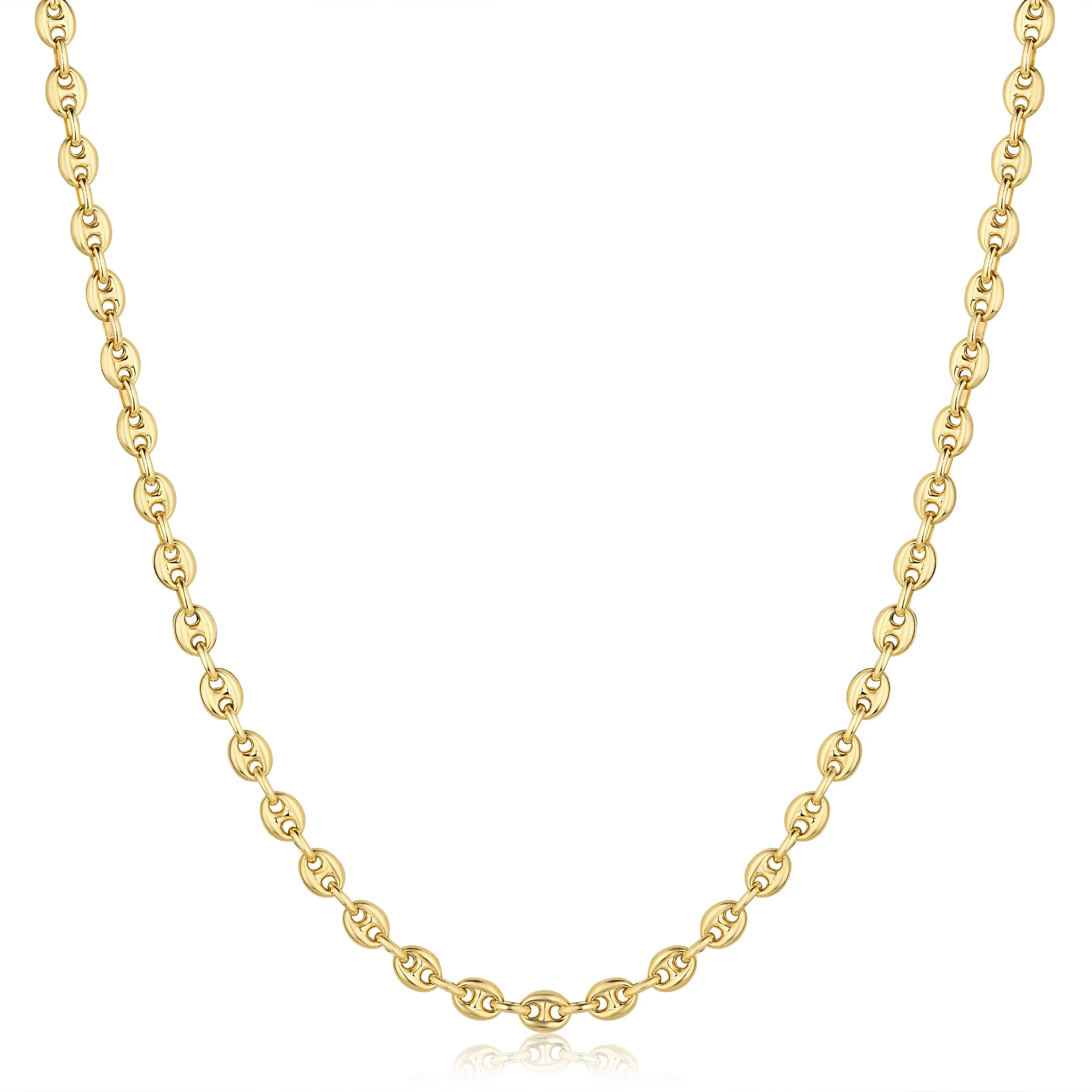 Petite Puffy Mariner Chain Necklace