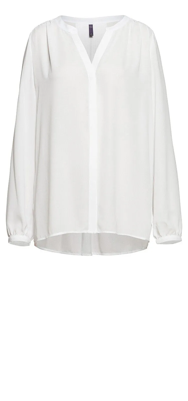 Pintuck Blouse Wit | Optic White