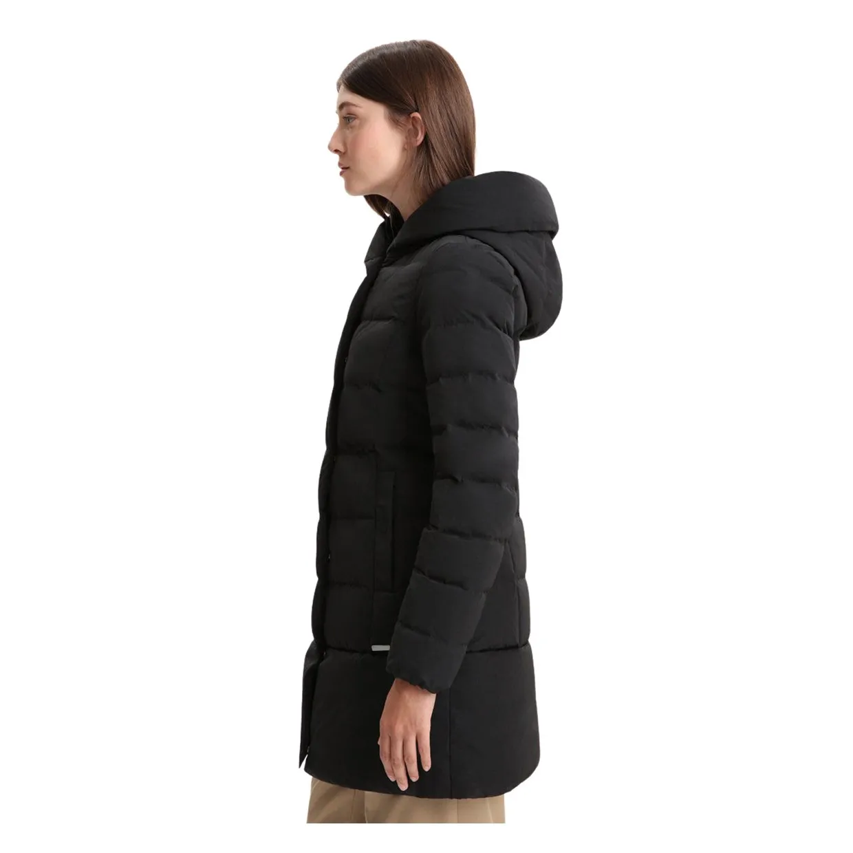 Piumino Donna Woolrich Puffy Prescott Parka Nero