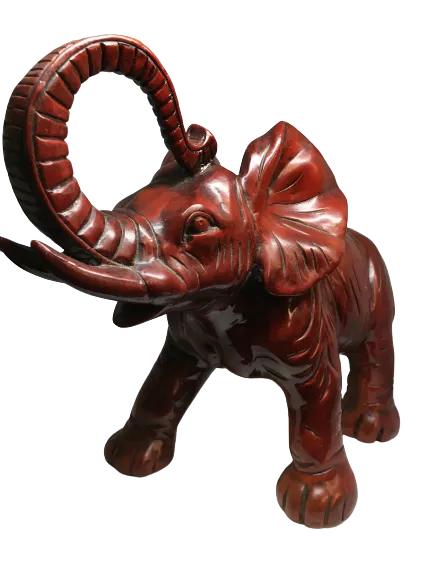 Red Lucky Elephant Statue-Great Gift Ideas