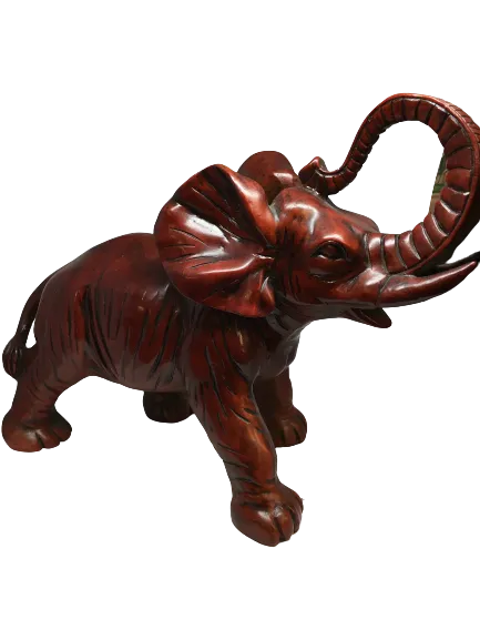 Red Lucky Elephant Statue-Great Gift Ideas