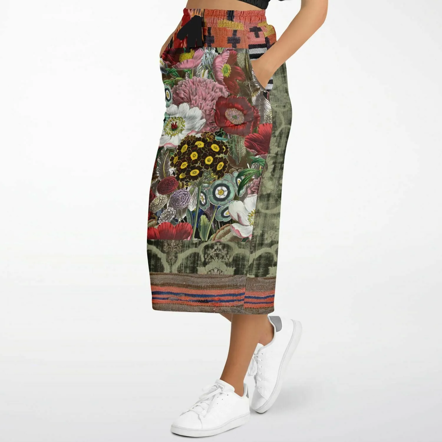 Remembering Woodstock Eco-Poly Long Pocket Skirt