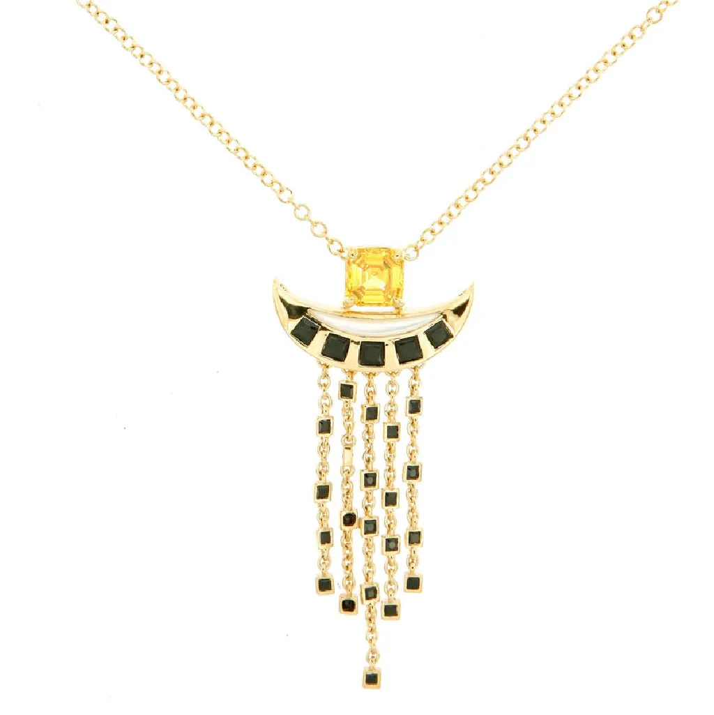 Solar Fine Pluto Chain Necklace