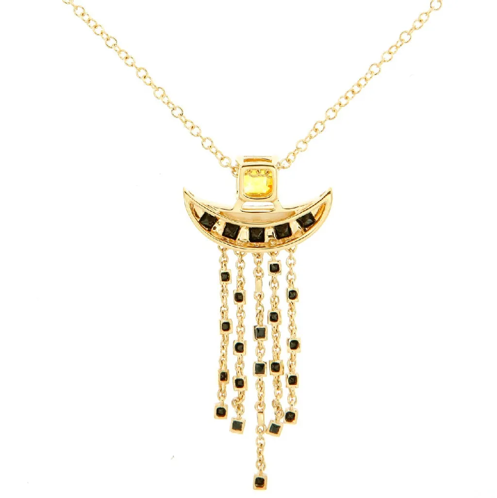 Solar Fine Pluto Chain Necklace