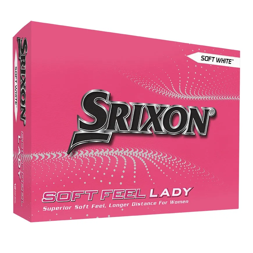 Srixon Soft Feel Lady Golf Balls White (1 Dozen) (2023)