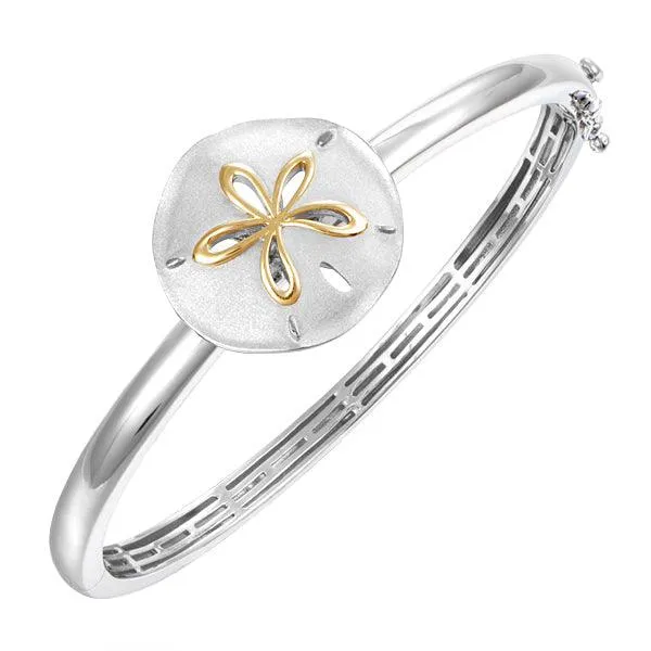 Two-Tone Sand Dollar Bangle