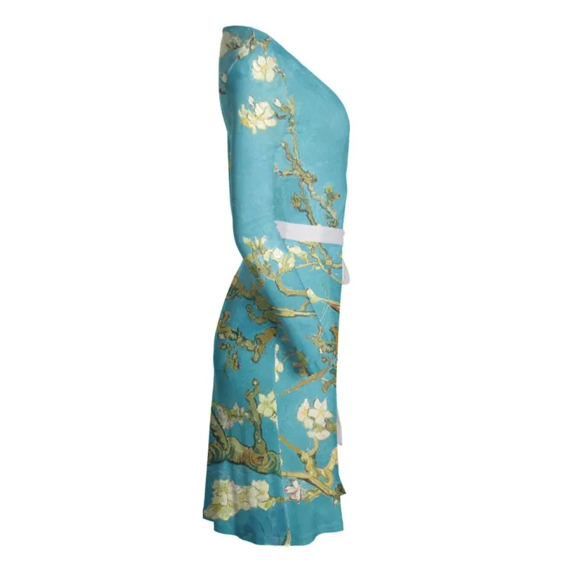 Van Gogh Almond Blossom Wrap Dress