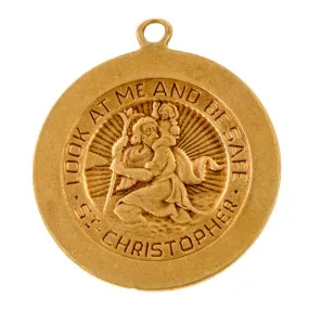 Vintage St. Christopher Charm