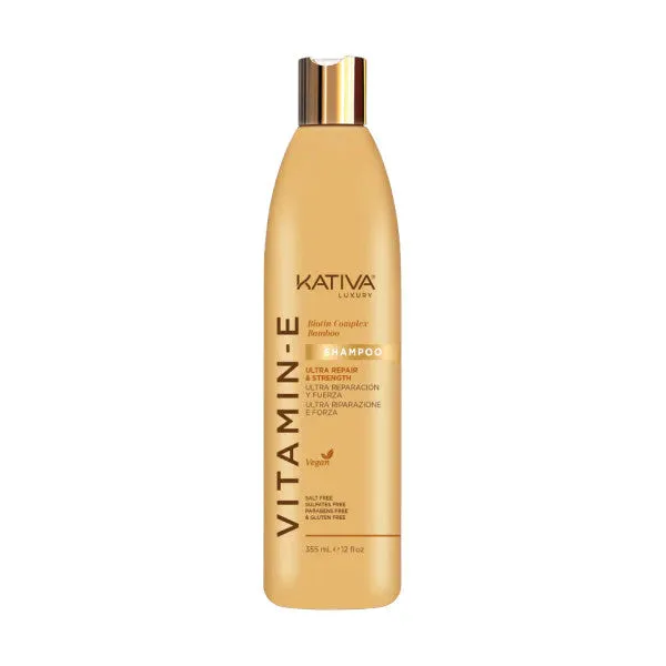 Vitamin-E Biotin Complex Bamboo Shampoo 355ml By Kativa