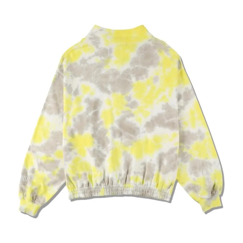 WIND AND SEA SEA TIEDYE SWEAT BLOUSON-YELLOW