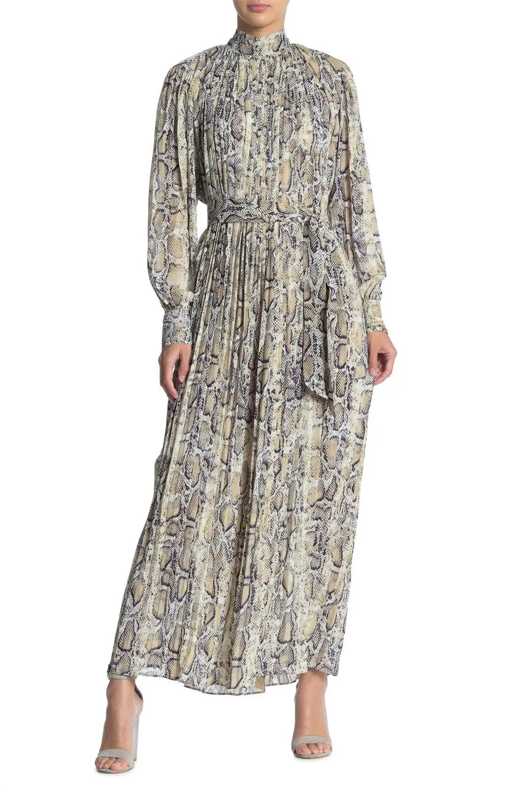 Women New Turing Floral-Print Crepe Midi Dress S4567122