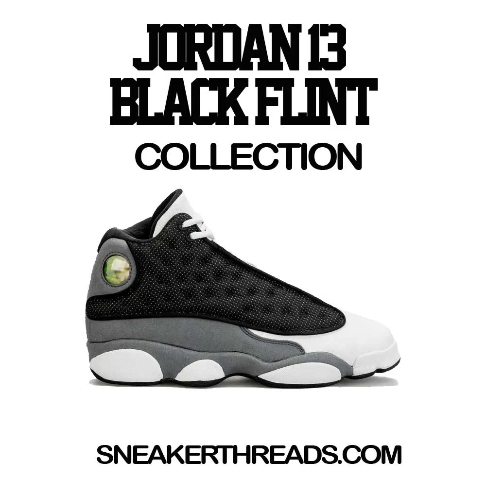 Womens Black Flint 13 Shirt - Fly Kicks- Black