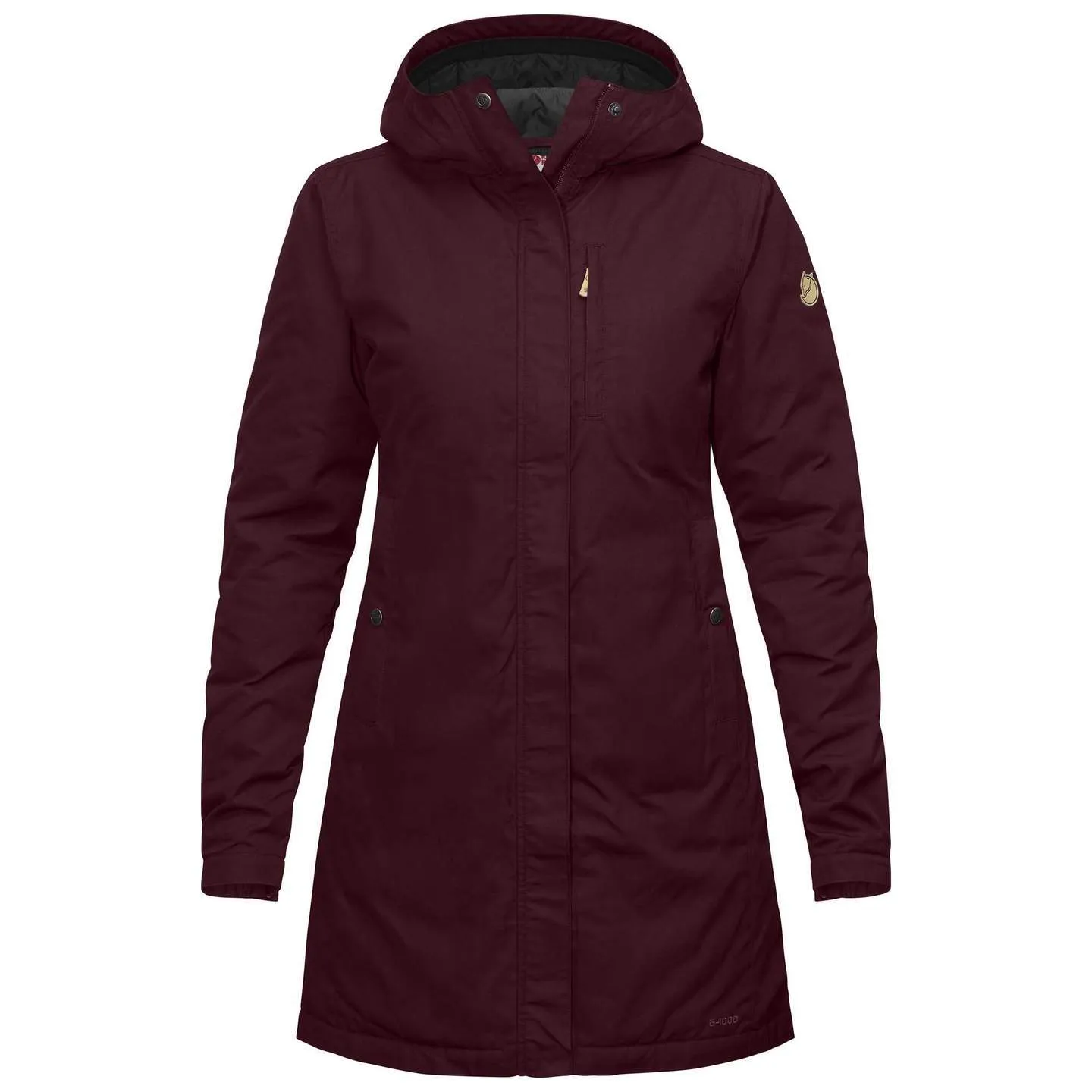 Womens Kiruna Padded Parka - Garnet