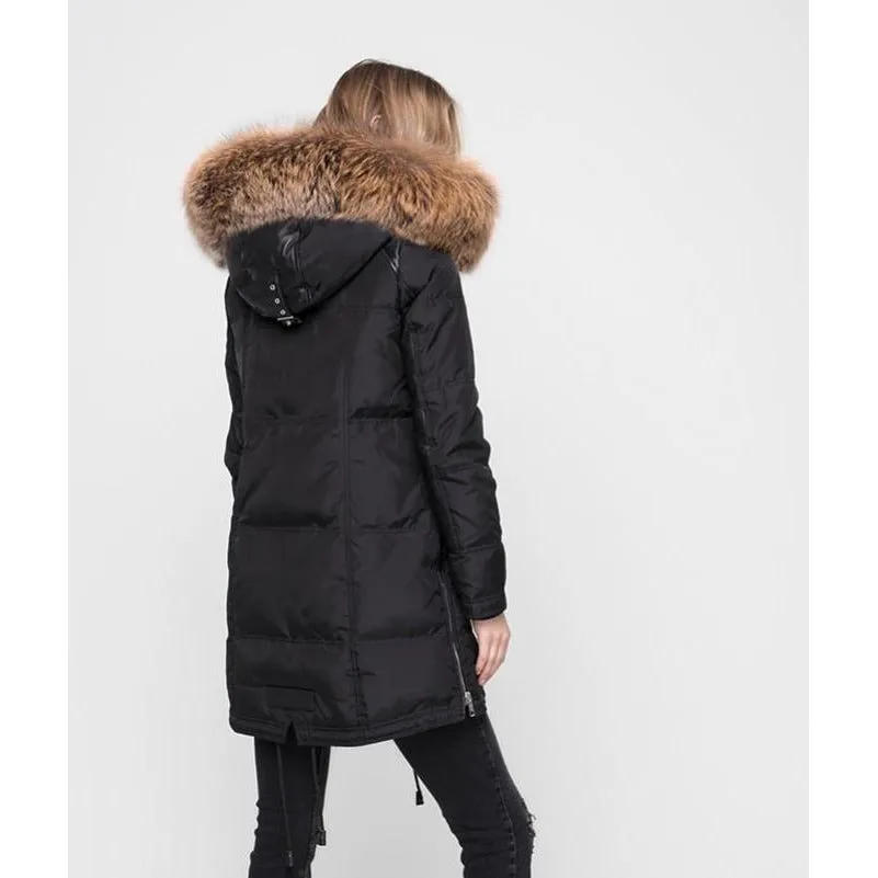 Women's Nicole Benisti Chelsea Coat - Black/Gold