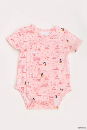 Wrap Onesie - Pink Road Trip Mickey